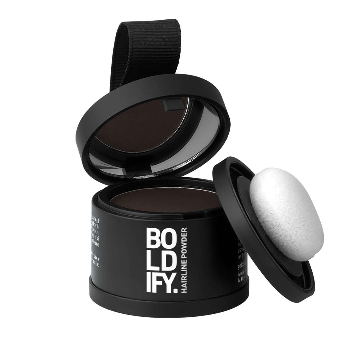 BOLDIFY Hairline Powder - Water-Resistant Root Touch Up for Gray Coverage & Thinning Hairlines