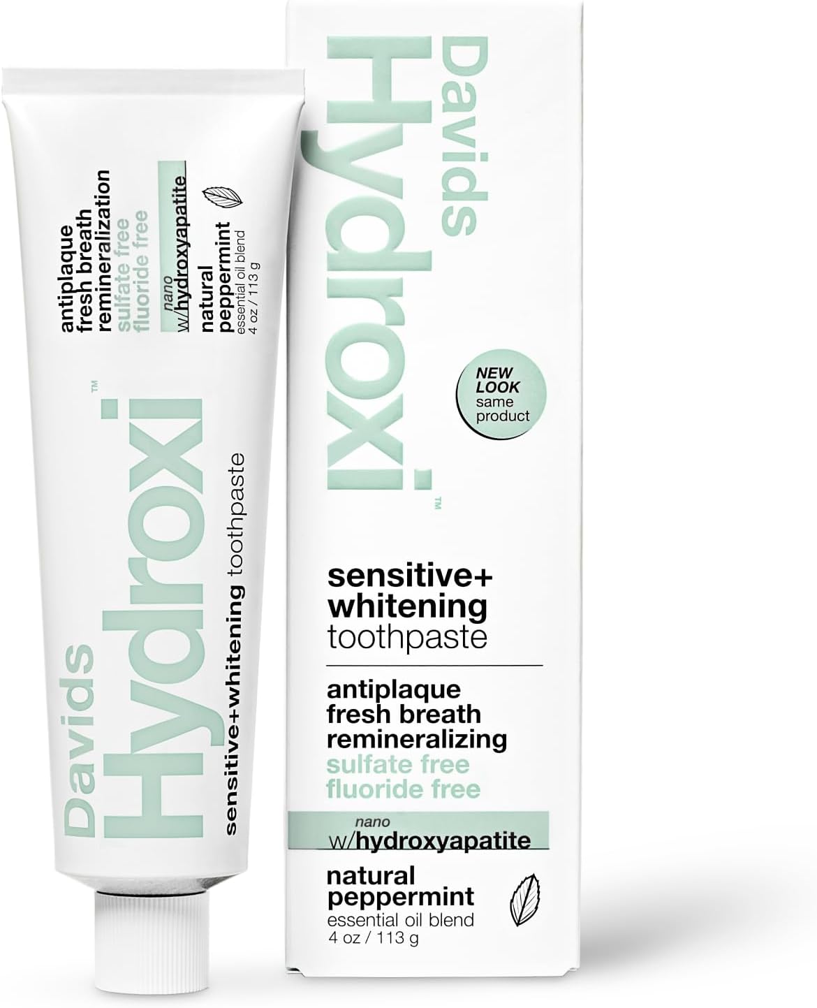Davids Fluoride-Free Nano Hydroxyapatite Toothpaste for Sensitive Support & Whitening