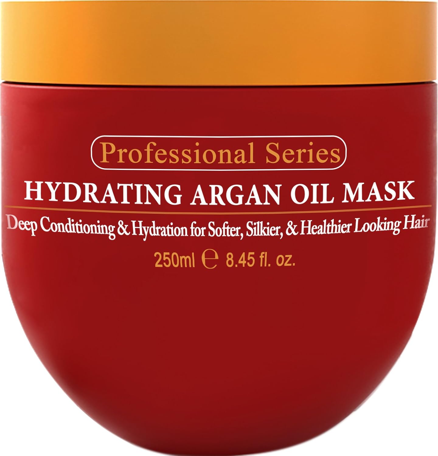 Arvazallia Hydrating Argan Oil Hair Mask - 8.45 Oz Jar for Dry/Damaged Hair