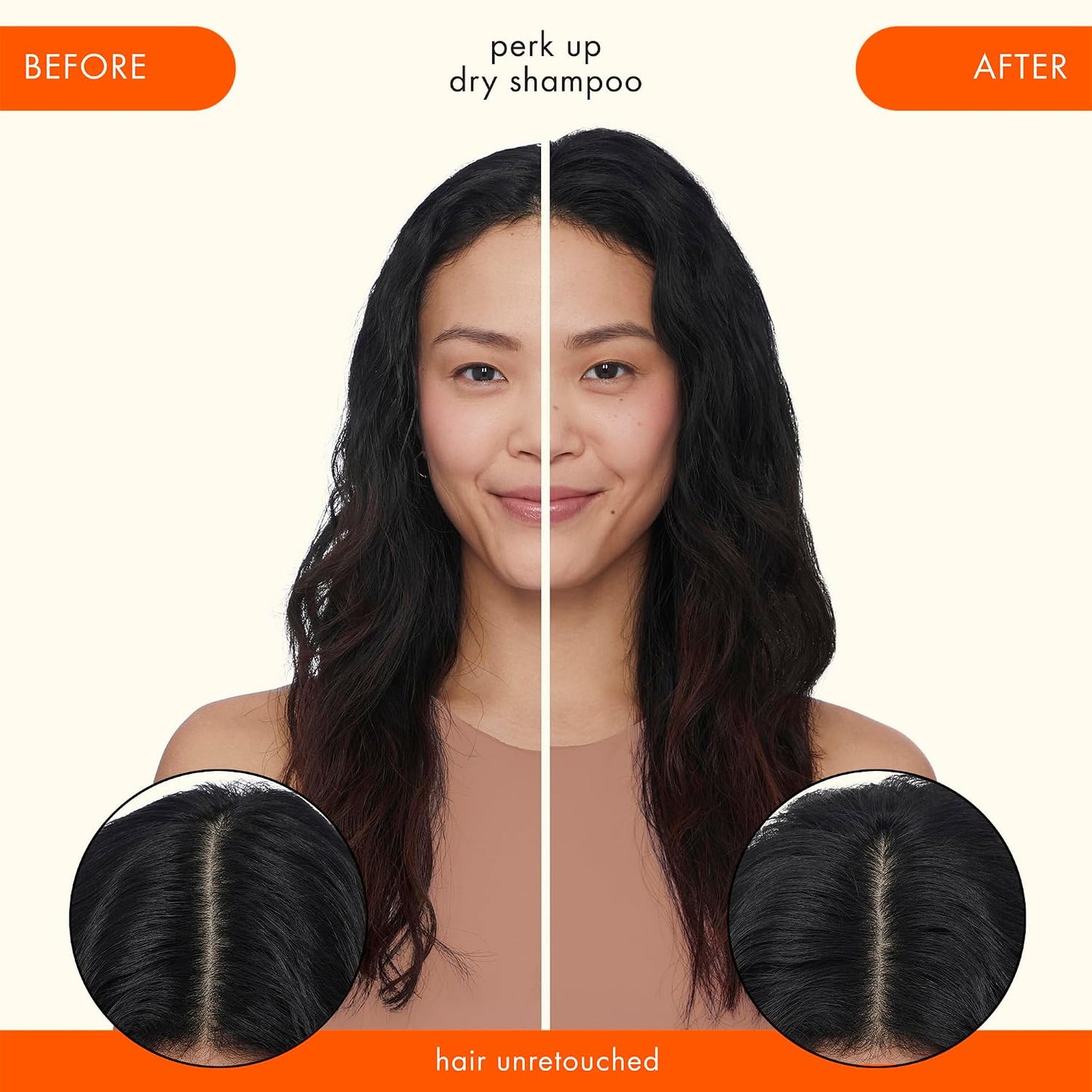 Amika Perk Up Talc-Free Dry Shampoo - Refresh Roots with Rice Starch, No Residue