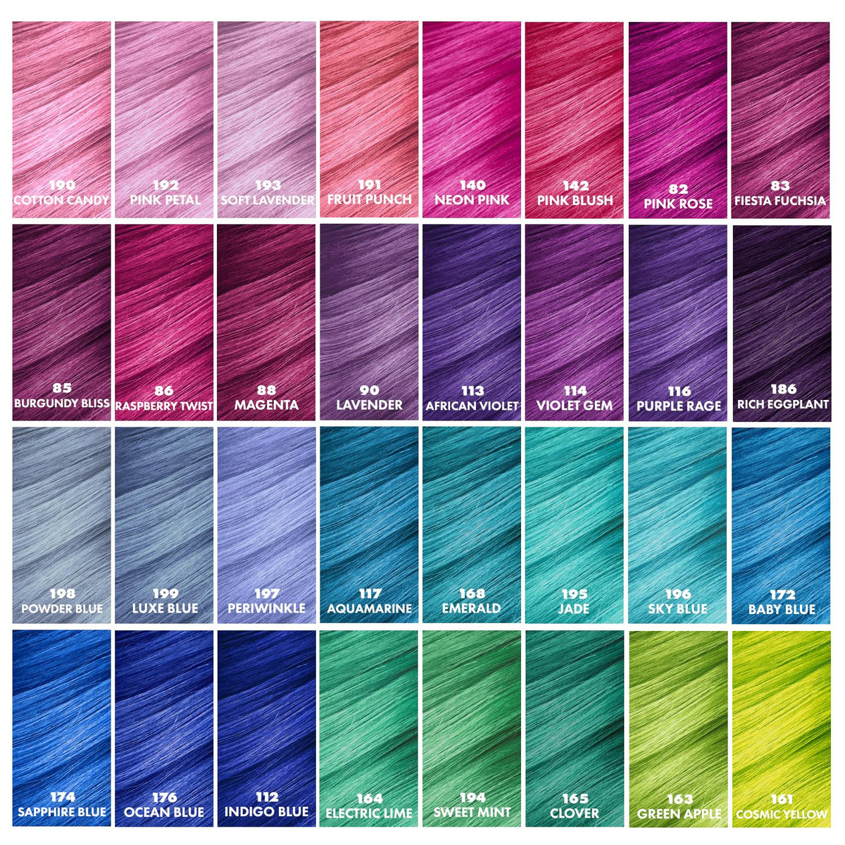 Adore Semi Permanent Pink Hair Color - 190 Cotton Candy | Vegan & Ammonia-Free