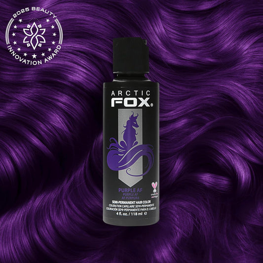 Arctic Fox Vibrant Purple Semi-Permanent Hair Dye - Vegan & Ammonia-Free Conditioning Color for All Hair Types